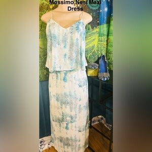 Mossimo Maxi Dress in Abstract Design NWOT